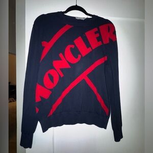 Moncler Men's Sweater in Black and Red